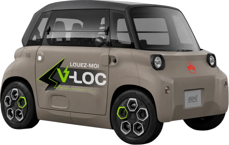 Citroën Ami aux couleurs de V-LOC