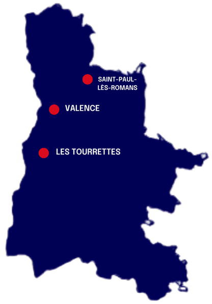 Map des salles proches
