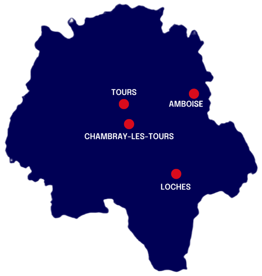 Map des salles proches
